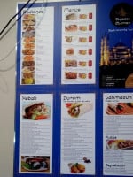 Kebab Ordizia menu