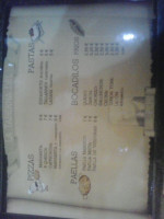 Taberna Señor Pepe menu