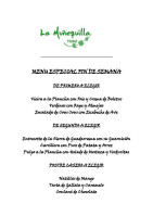 La Munequilla menu