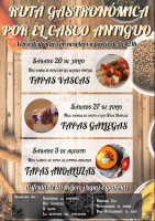 Bares Casco Antiguo Caravaca menu