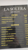 La Solera menu