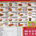 Don Kapsalon Kebab Carte