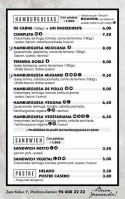 Mugarri menu