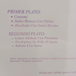 Bar Restaurante Los Ángeles Carte