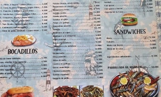 El Pescador De Velilla menu