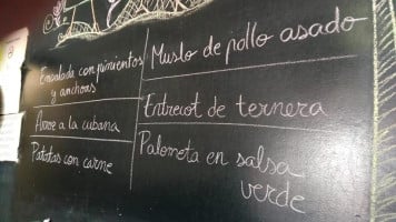 El Rincòn De Chiki menu