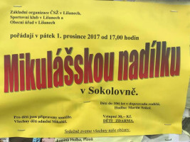 Lišany Restaurace U Hřiště Sokolovna Carta