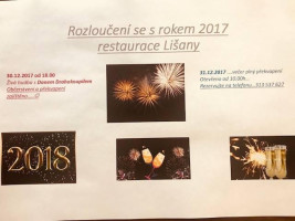 Lišany Restaurace U Hřiště Sokolovna Carta