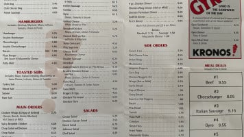 Taberna Del Buda menu