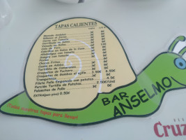 Anselmo menu