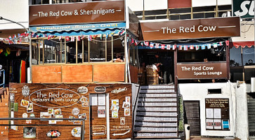 The Red Cow outside