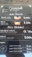 Siete Razones Cafe menu