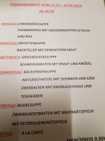 Debatarra menu