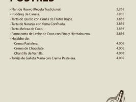 Els Ponts menu