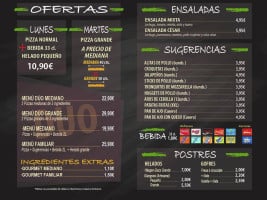 Callejas menu