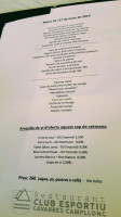 Asados Garci menu