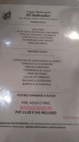 El Salvador menu