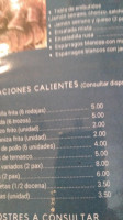 El Salvador menu