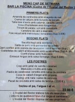 La Barbacoa menu