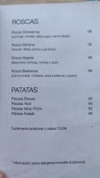 El Rincon De La Plaza menu