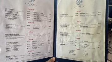 Casa Carrillo menu