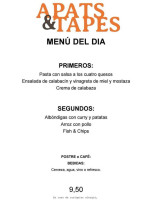 Medina Molina Hermanos Pasteleria menu