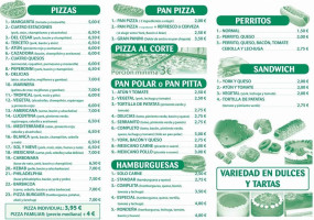 Las Palmeras menu