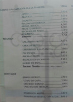 El Mesón menu