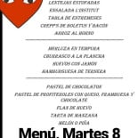 Bar Restaurante L'institut menu
