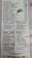 Osaka menu