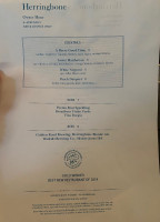 Valderrey menu