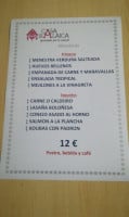 Cachivache menu