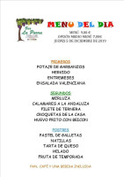 Taberna Goieta menu