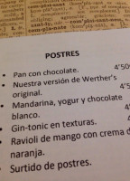 Casa Paquita menu