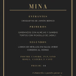 Meson La Mina Cardápio
