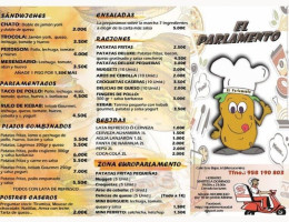 El Parlamento menu