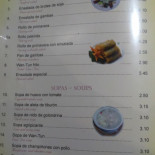 Palacio Oriental Carte