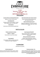 Terrassa Montsant menu