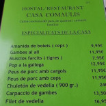 Casa Comaulis Carta