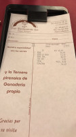 Bar Restaurante Fes menu