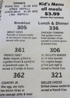 Novodabo menu