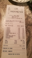 Antorcha Cafe menu