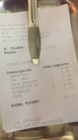 La Pizzería menu