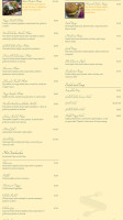 Los Rosales menu