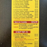 Cafe Bistro E Bo Sl menu