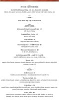 Sargo menu