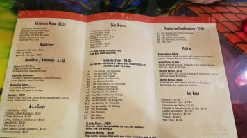 Camalea menu