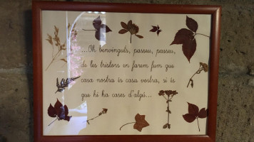 Masia El Pujol menu