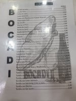 Bocadi menu