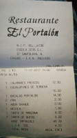 El Muelle menu